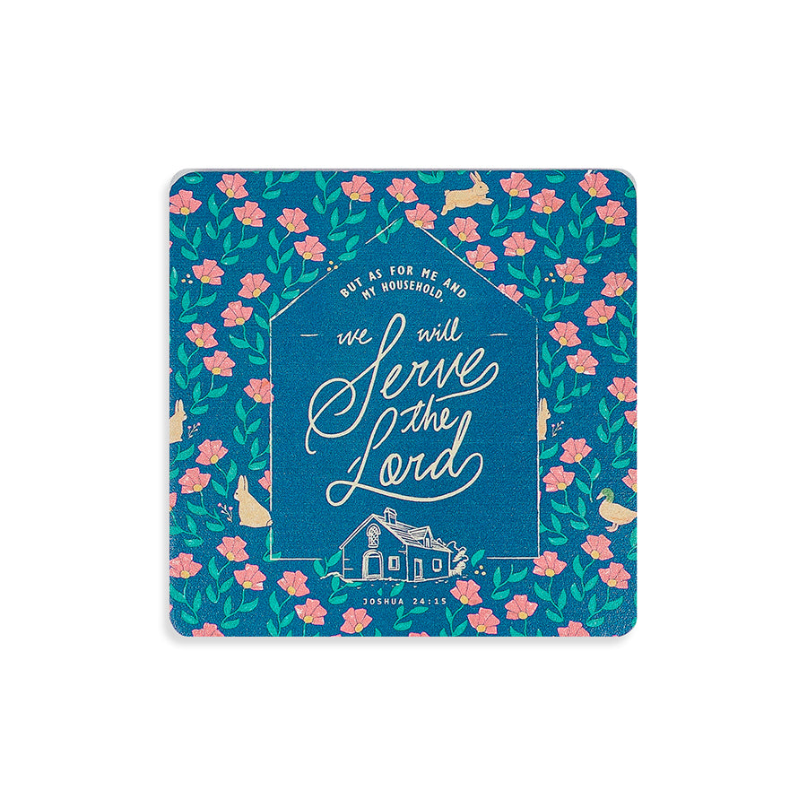 Serve The Lord {Coasters} - coasters by The Commandment Co, The Commandment Co , Singapore Christian gifts shop