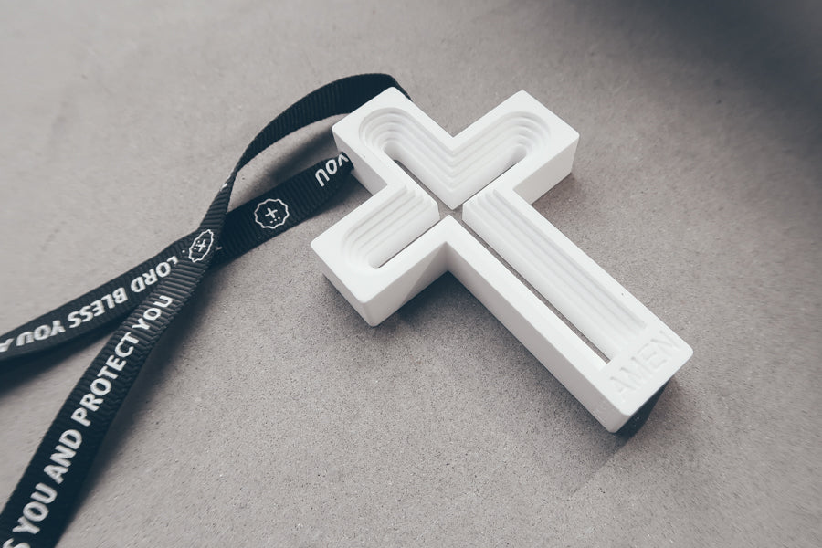 Amen Cross Diffuser v2 {Car Ornament} - Cross by The Commandment Co, The Commandment Co , Singapore Christian gifts shop