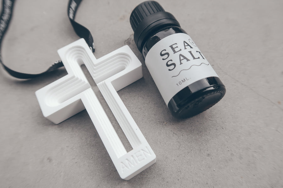 Amen Cross Diffuser v2 {Car Ornament} - Cross by The Commandment Co, The Commandment Co , Singapore Christian gifts shop