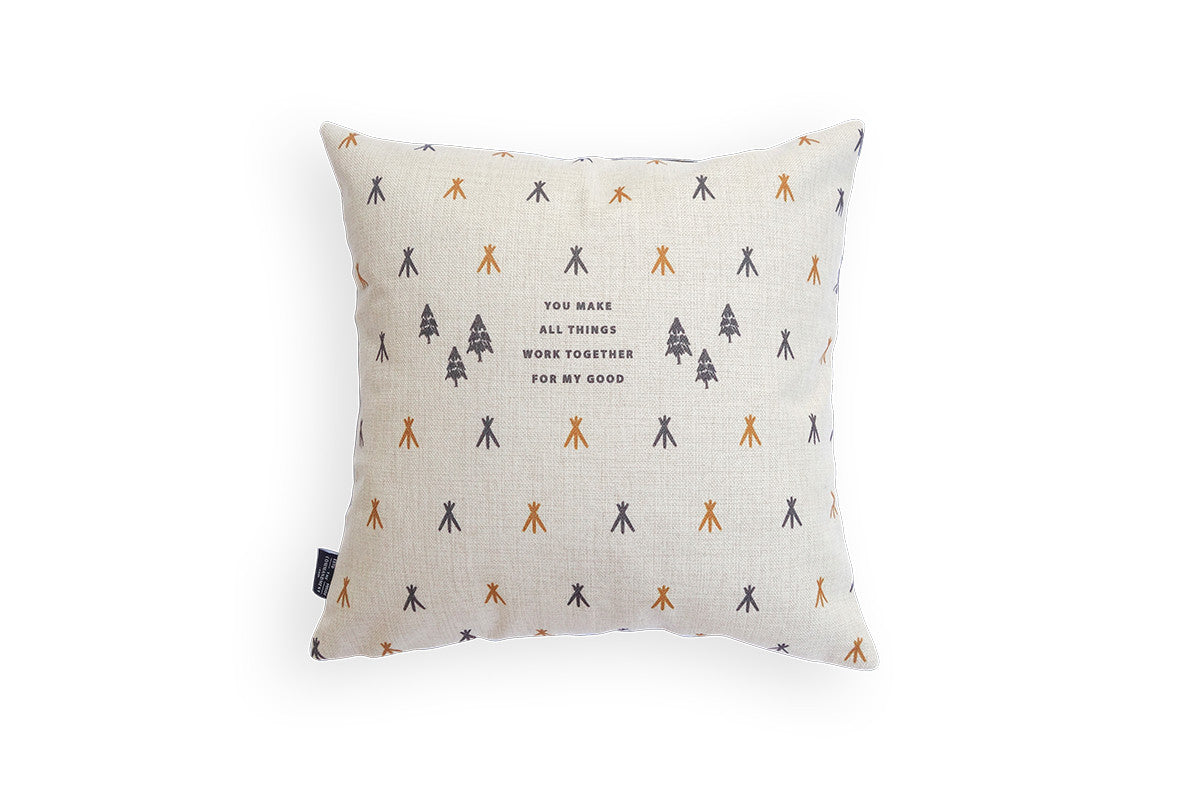 You Make All Things Work Together For My Good {Cushion Cover} - Cushion Covers by The Commandment, The Commandment Co , Singapore Christian gifts shop
