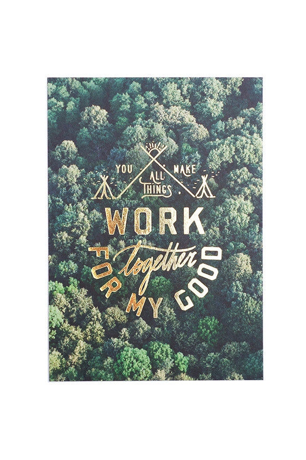 All Things Work Together For My Good {Card} - Cards by The Commandment, The Commandment Co