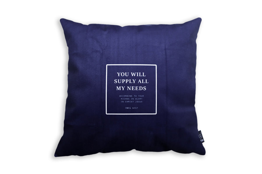 You Will Supply All My Needs {Cushion Cover} - Cushion Covers by The Commandment Co, The Commandment Co , Singapore Christian gifts shop