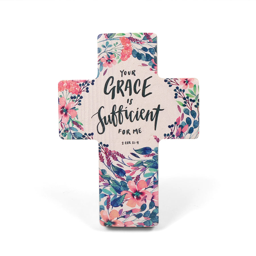 Your Grace is Sufficient for Me {Table Cross} - Cross by The Commandment Co, The Commandment Co , Singapore Christian gifts shop