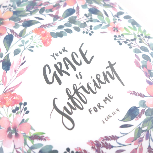 Grace Is Sufficient {A5 Notebook} - Notebooks by The Commandment, The Commandment Co , Singapore Christian gifts shop