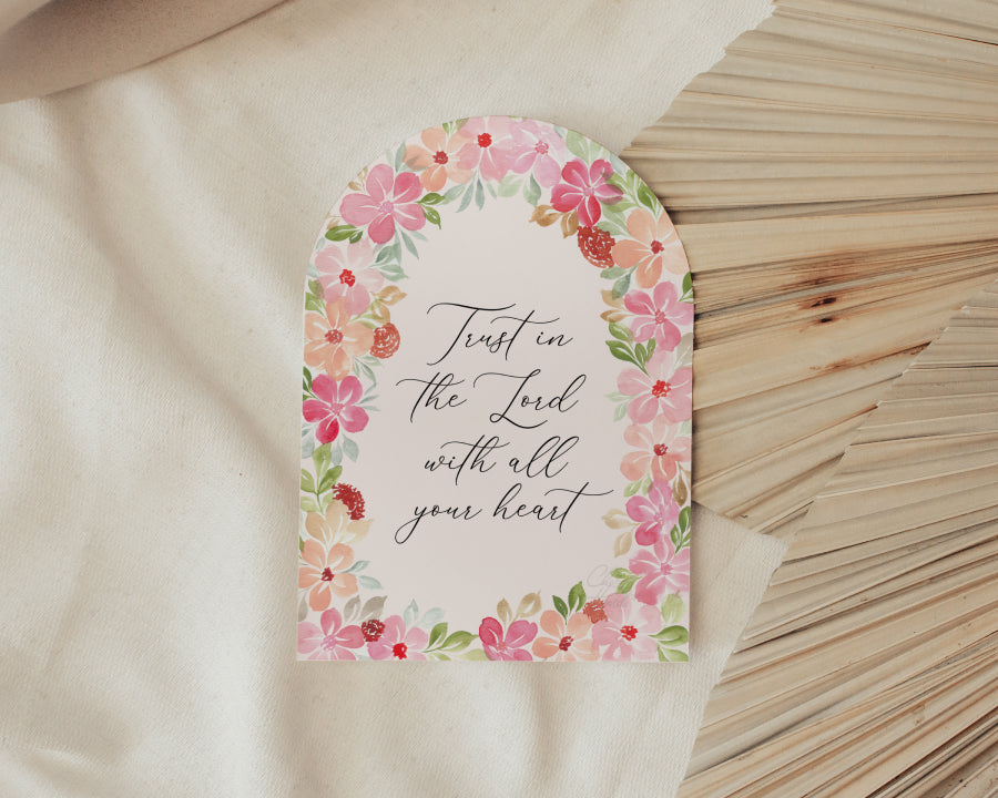 Trust in the Lord {Postcard}