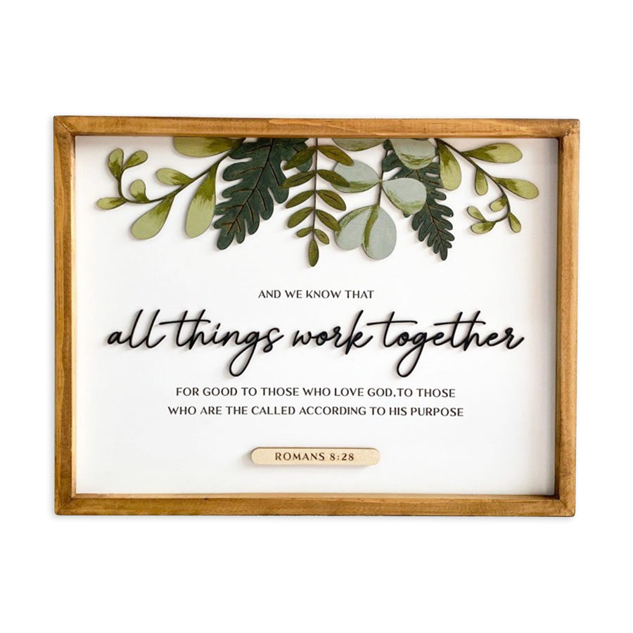All Things Work Together (L) {Wood Craft}