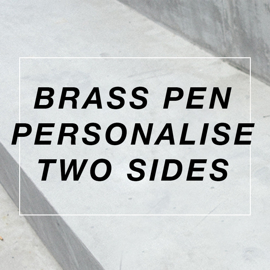 Personalise Brass Pen 2 Sides - by The Commandment Co, The Commandment Co , Singapore Christian gifts shop