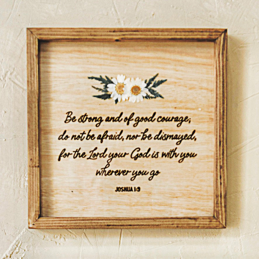 Be Strong And of Good Courage {Wood Craft}