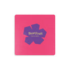 Bear Fruit: Christian-inspired design on wooden coaster, vibrant colors.