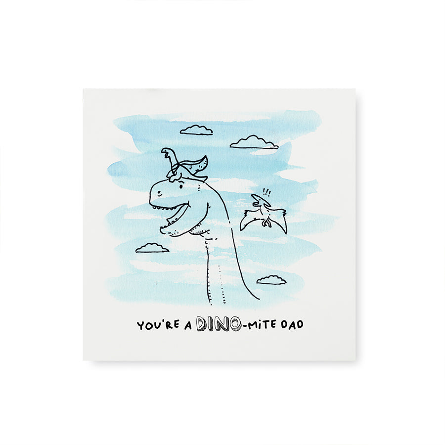 Dino-Mite Dad | Playing Dress-up {Greeting Card}