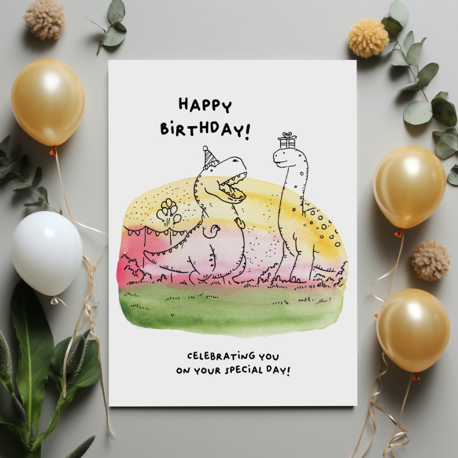 Celebrating You On Your Special Day {Postcard}