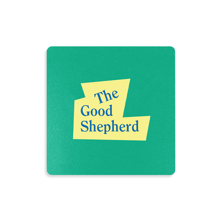 The Good Shepherd: Modern christianity coaster