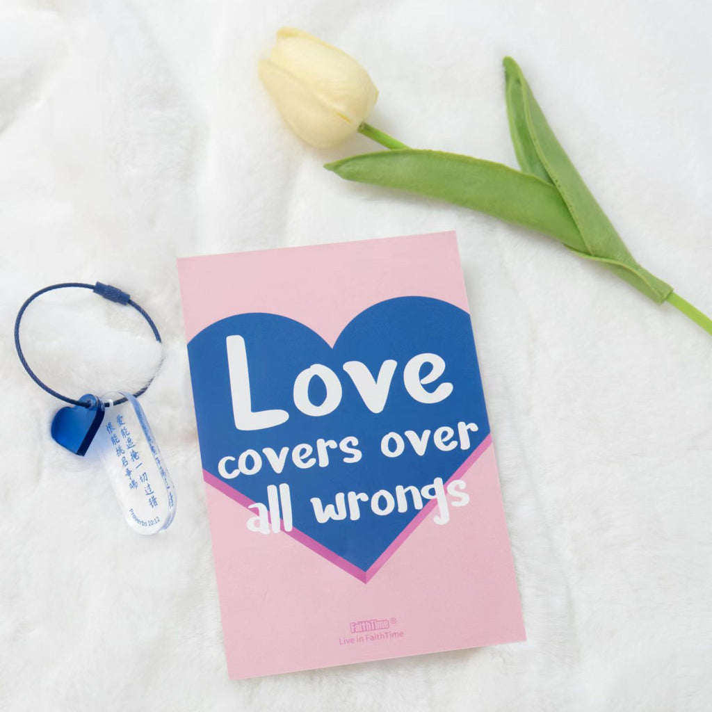 Love Covers All Wrongs | Acrylic Keychain