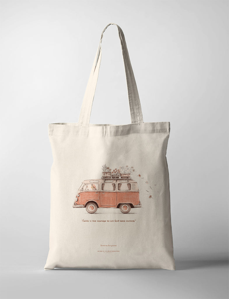 Faith is Courage {Tote Bag}