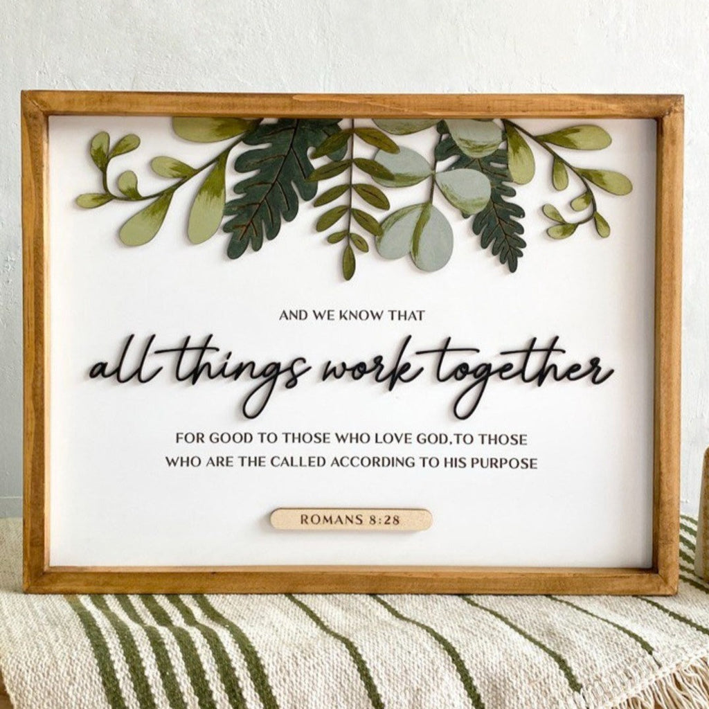 All Things Work Together {Wood Craft}