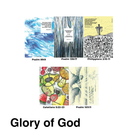 Elegant Christian cards with a cross motif and heartfelt message