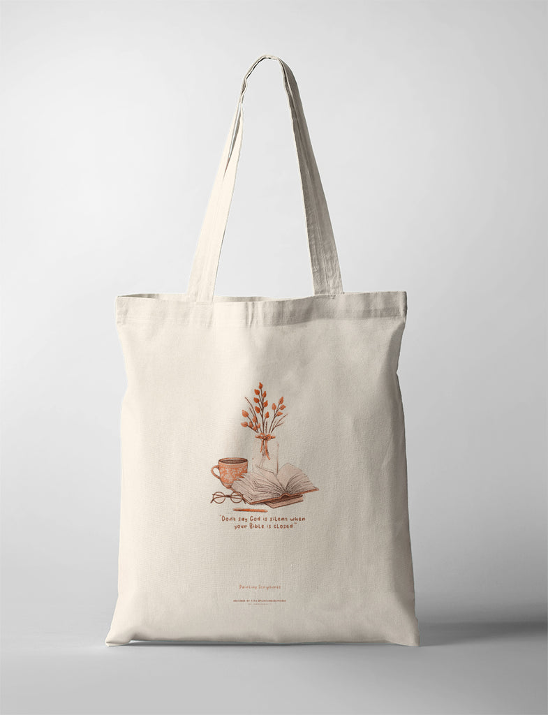 God is Not Silent {Tote Bag}