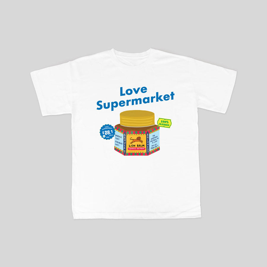 Christian-themed tee with cute daily items in a creative spin
