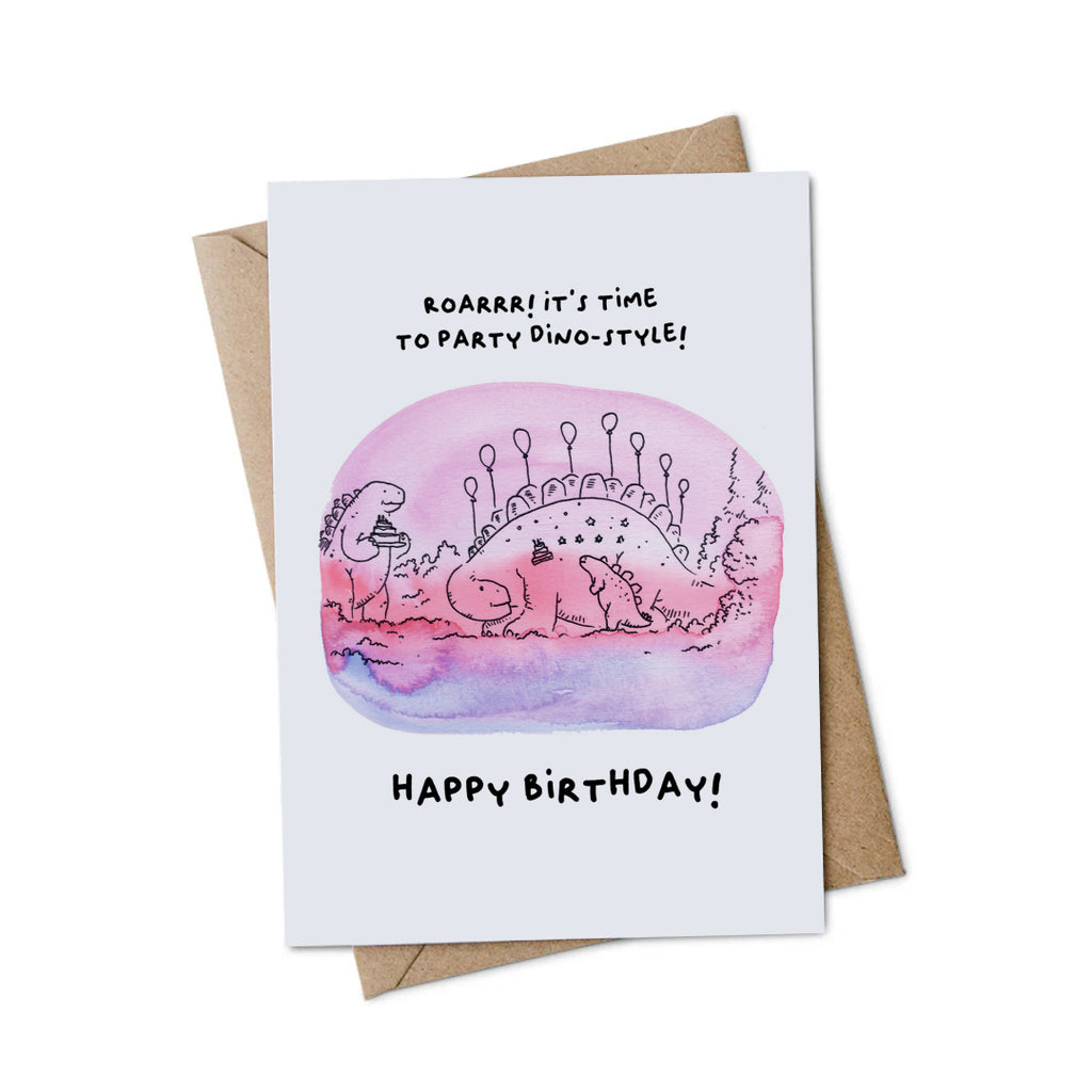 Party Dino Style {Postcard}