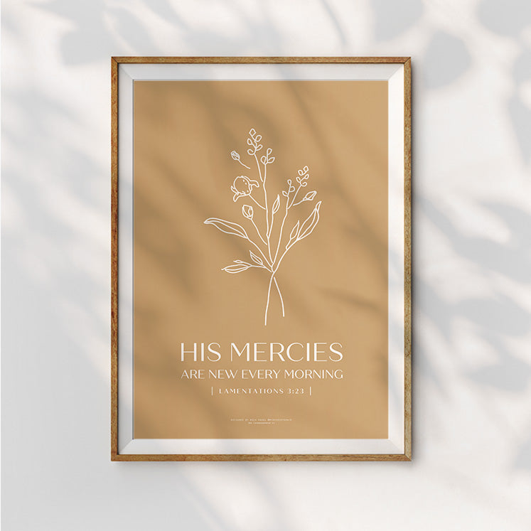 His Mercies Are New {Poster}