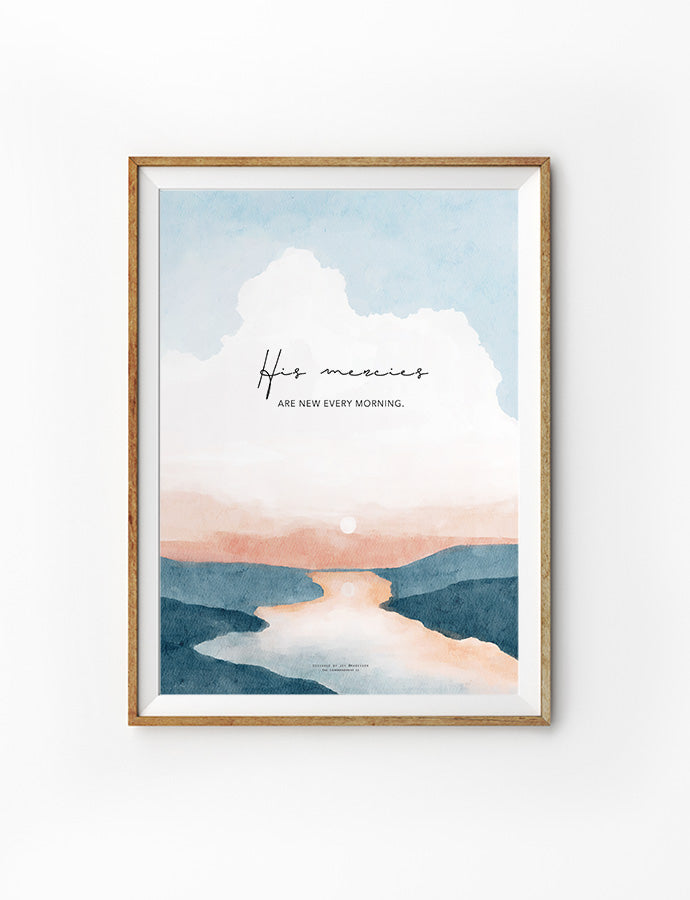 His Mercies {Poster}