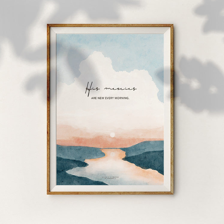 His Mercies {Poster}