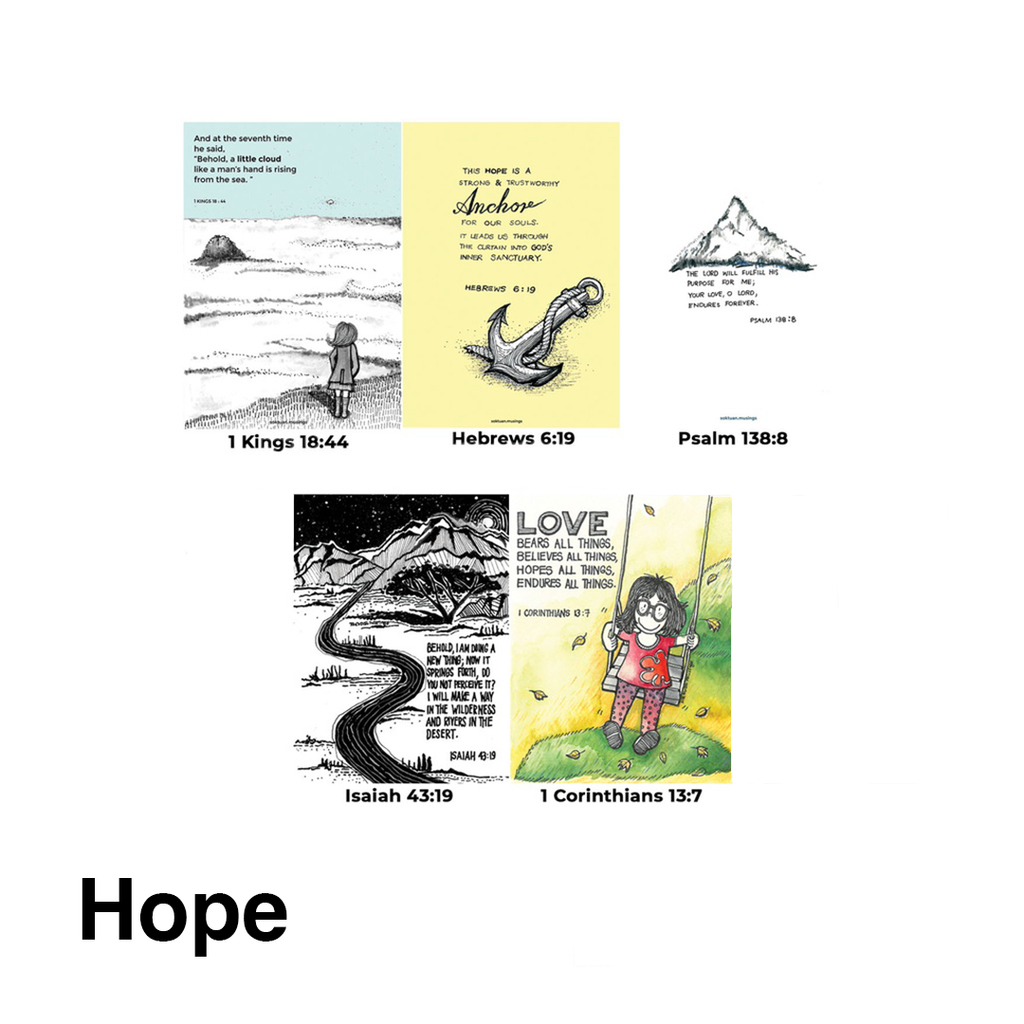 Beautifully crafted Christian cards with a message of hope