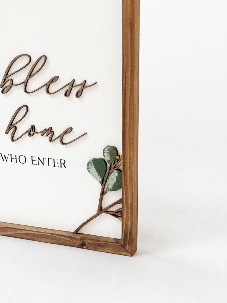 God Bless This Home Square {Wood Craft}