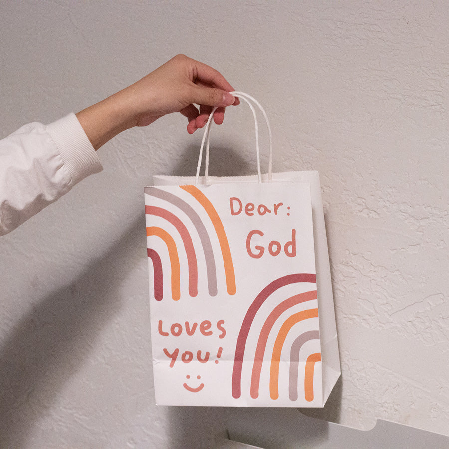 Dear God Loves You {Paper Gift Bag}