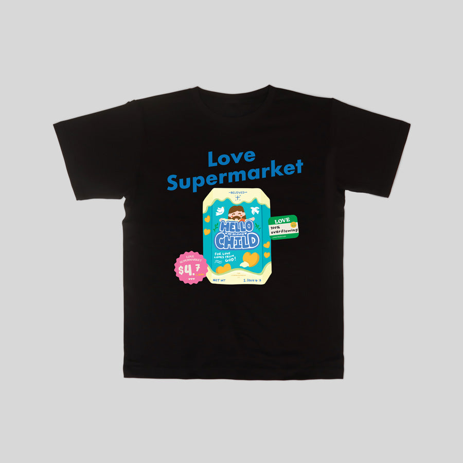 Christian-themed t-shirt with cute and creative grocery design