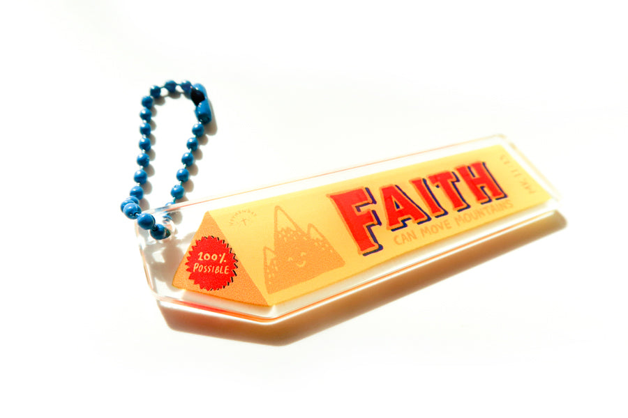 Faith Mountain Chocolate {Acrylic Keychain}