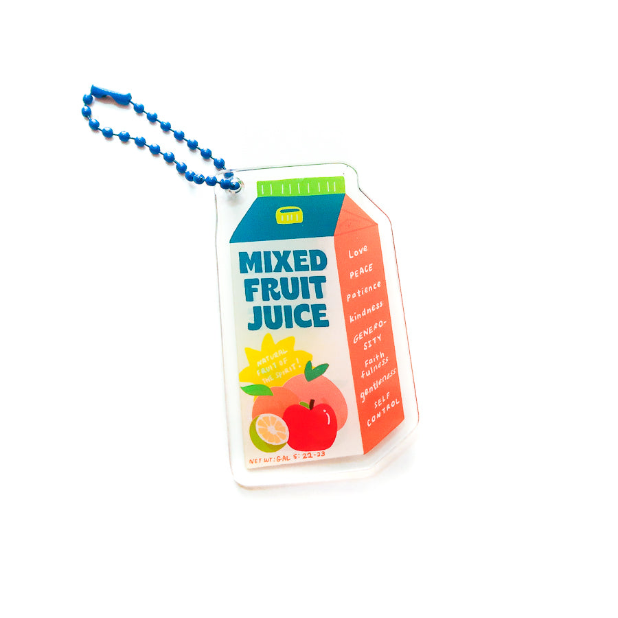 Fruit Juice of The Spirit {Acrylic Keychain}