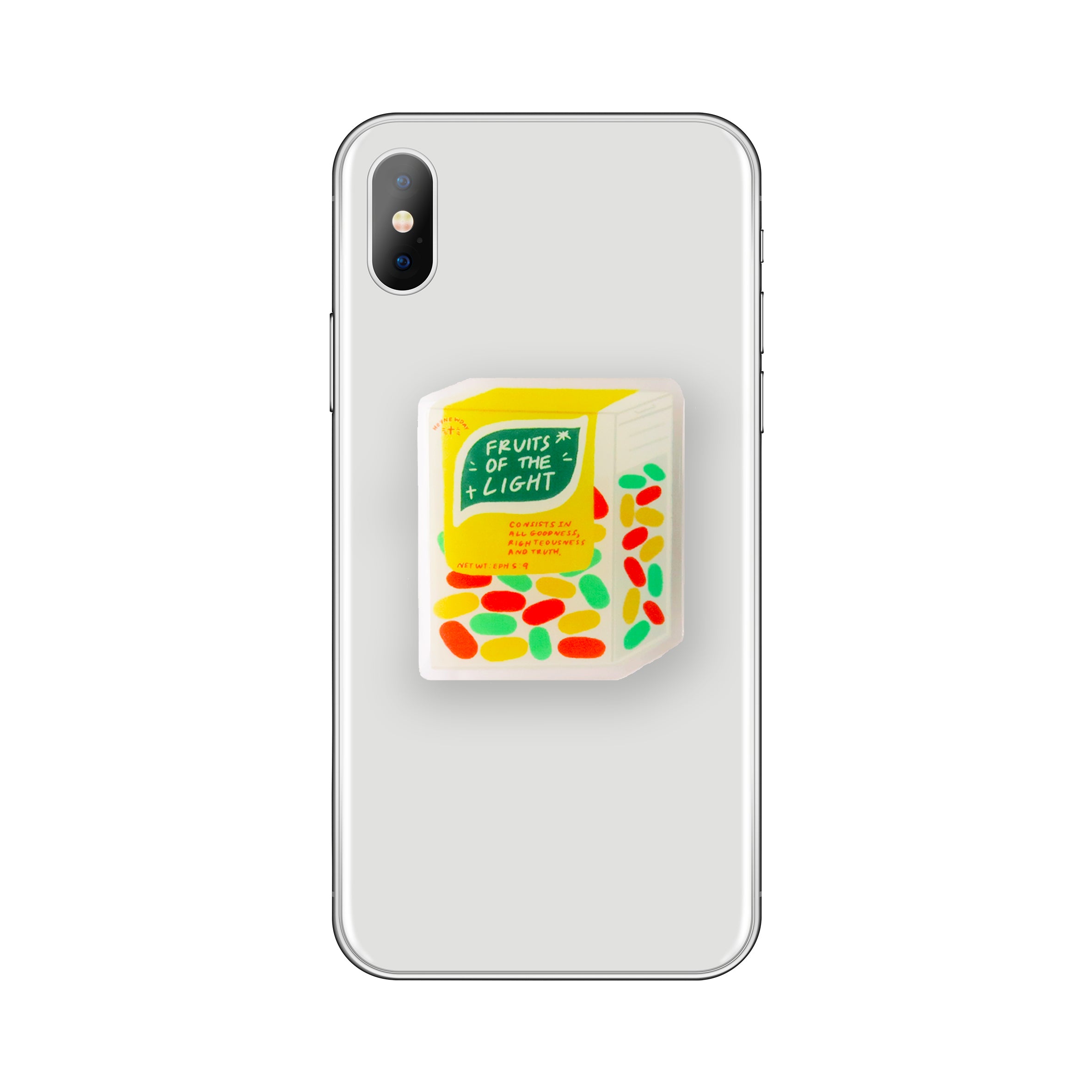 Phone Fruity The Commandment – LOVE Pop | Mints Socket | Grip SUPERMARKET Co Light