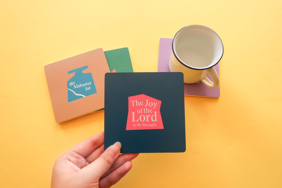 Christianity Gift Idea: Modern wooden squares with enlightening designs.