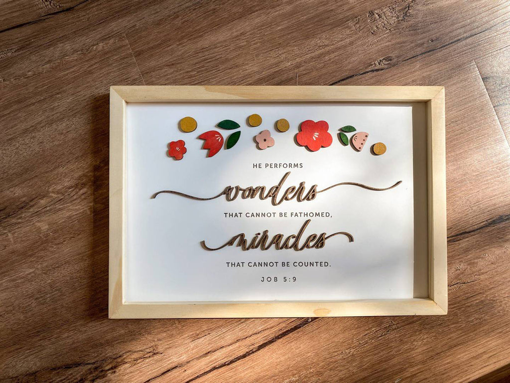 Miracles That Cannot Be Counted {Wood Craft}