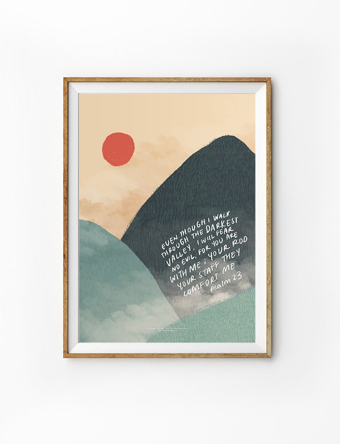 Mountains and Valleys {Poster}