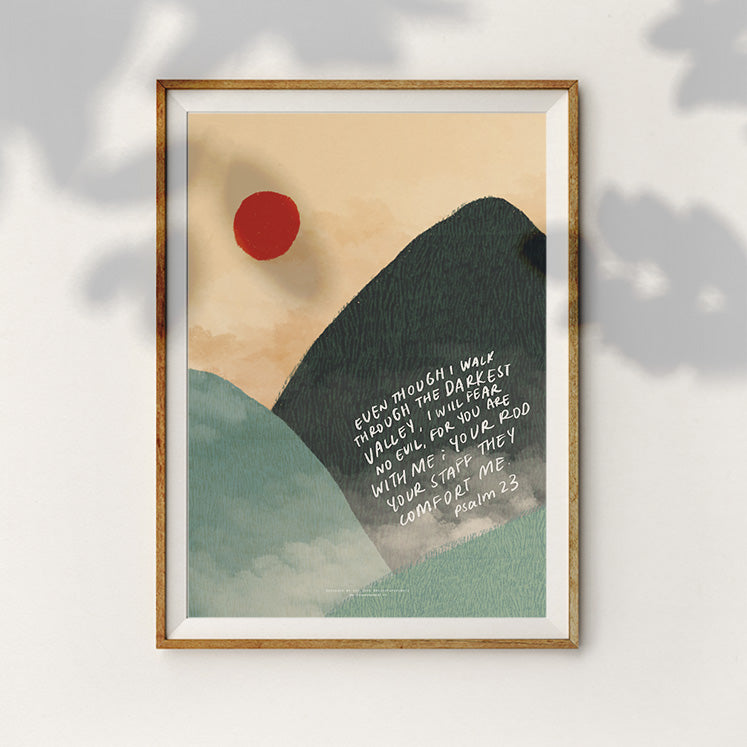 Mountains and Valleys {Poster}
