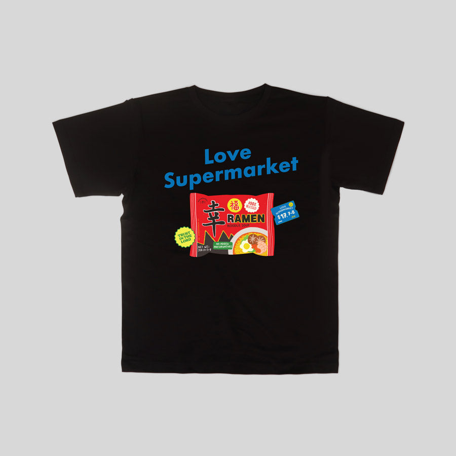 Blessing Groceries Shirt with Xin Blessed Ramen design