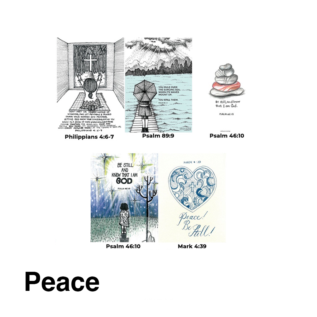 Wishing you peace and joy through our Christian greeting cards