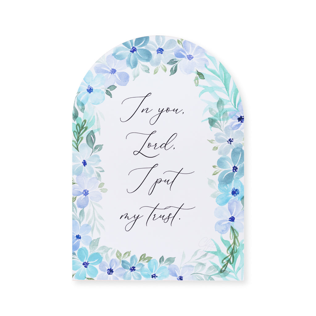 In You Lord, I Put My Trust {Postcard}