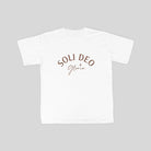 Christian 'Soli Deo Gloria' Tee: Simple and nice design, a bold statement of faith.