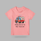 Pink Ambulance to the Rescue Paramedic Jesus kids T-shirt