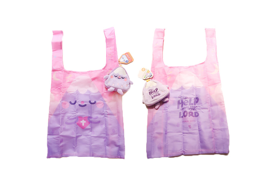 BF Eco Bag reusable shopping bag on white background