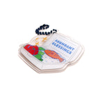 Acrylic keychain with "cai png" design and "Abundant Blessings" message, from The Commandment Co, Singapore.