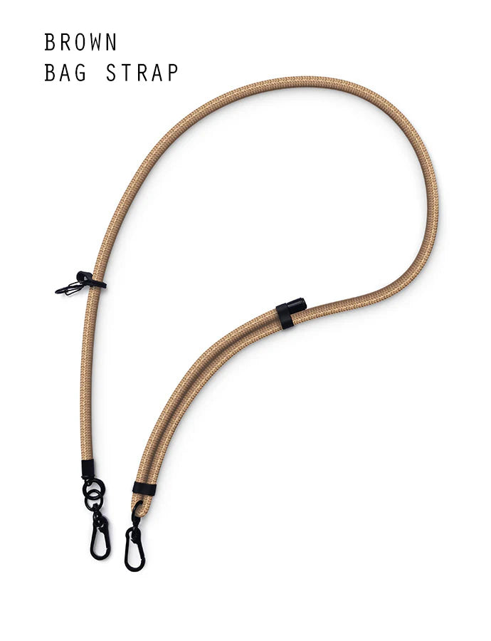Brown rope strap accessory for the Cai Png Dabao Bag