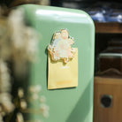 Uplifting Fridge Magnet: "Uplifting fridge magnet with a cheerful illustration and the words 'Rejoice in the Lord always'"