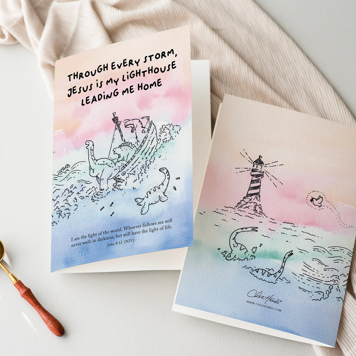 Jesus Is My Lighthouse | Cards | The Commandment Co – The Commandment Co