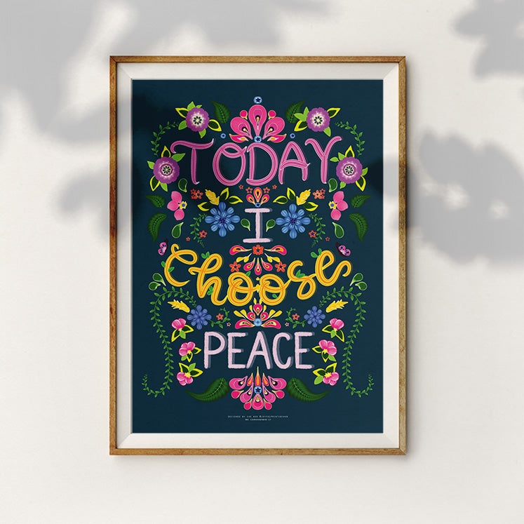 I Choose Peace {Poster}