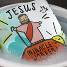 Jesus Miracle Worker book for babies and toddlers with mess-free coloring pages