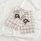 Christian birthday card decor with Jesus design for cakes